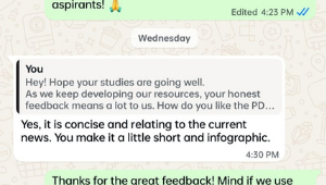 Reader message screenshot 3