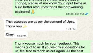 Reader message screenshot 2